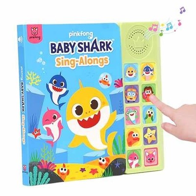 Baby Shark Sing-Alongs 10 Button Sound Book | Baby Shark Toys | - Toy - Good
