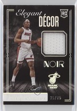 2020-21 Panini Noir Elegant Decor Rookie Jerseys 25/75 Precious Achiuwa 9l4