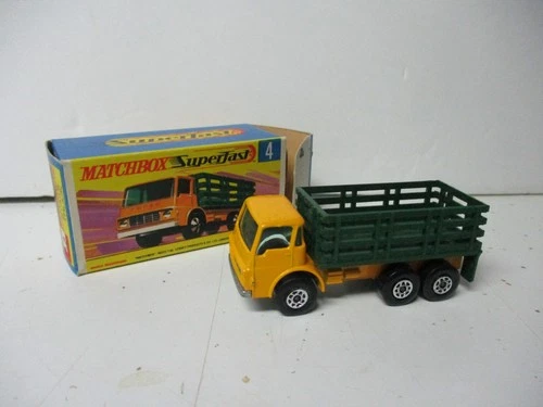 Matchbox Lesney Superfast SF4 Dodge Stake Truck- SPIRO WHEELS, boxed