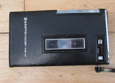 Sanyo Midget Memo Cassette Tape Player Recorder - ungetestet (Akku leer)
