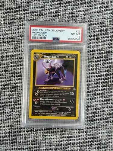 Houndoom 23/75 Neo Discovery Regular PSA 8