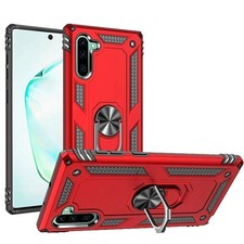 "GSA Red Slim Shockproof Case w/Ring Stand for Samsung Galaxy Note 10"