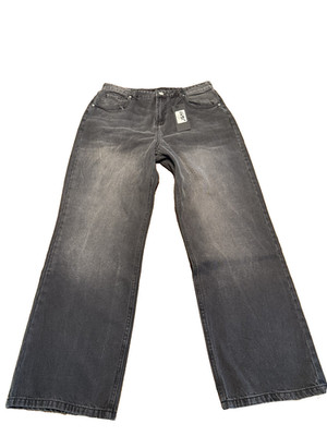 NoneOfUs NOFS Black Washed Denim Jeans - Größe L - Neu, Ungetragen, OVP