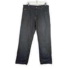Calvin Klein Jeans Straight Leg Mens 34x31 Navy Blue Denim Straight Leg 5 Pocket