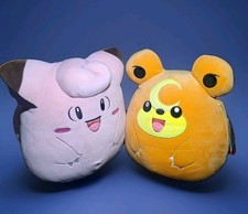 New w/ Tags Pokemon Teddiursa Clefairy Squishmallow Nintendo Plush Free Ship