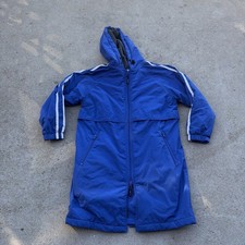 Sporti Youth Comfort Fleece Lined Swim Parka Blue Small