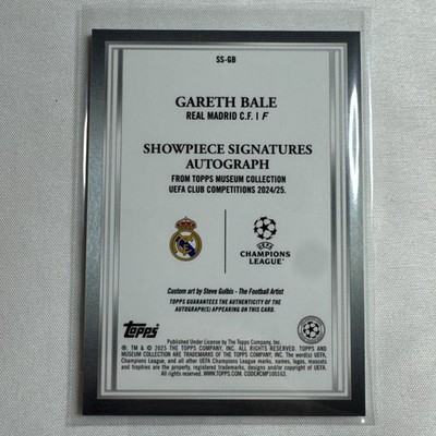 Showpiece Signatures Gareth Bale /50 Auto Topps Museum 2024/25 | eBay