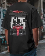 Ferrari F1‑75 Fan Art Graphic Tee • 100% Cotton Unisex Shirt