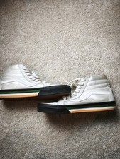 Vans Sk-8 Hi Reissue TKO Men's Size 8.5 Hi-Top True White/Black VN0A2XSBSI8