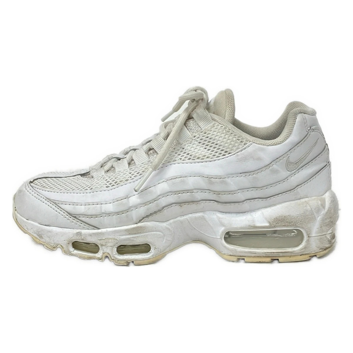 NIKE AIR MAX 95 DH8015-100 White Synthetic Leather Chemical Fiber