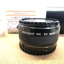 Rokunar MC4 2X Multi-Coated Auto Tele Converter Minolta Maxxum AF w/ Box