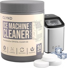 Nickel Safe Ice Machine Cleaner and Descaler 24-Pack Countertop Ice Maker Cleane