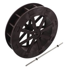 Sculpture roue à eau Feng Shui - Mini roue de fontaine vintage 10,63 pouces -