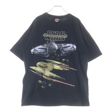 VINTAGE 90s STAR WARS TRADE FEDERATION DROID FIGHTERS Graphic Short