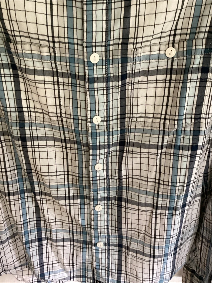 Hawk Striped Long Sleeve Button Down Size Medium (preowned) - Image 2 of 4