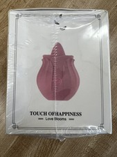 Rose Shape Mini Massager Tongue Lick Vibrate NIB NEW SENSUAL USB Charged