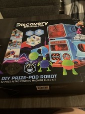 Discovery MindBlown DIY Prize-Pod Robot 52Pc Retro Vending Machine Build Kit New