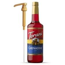 Torani Grenadine Syrup, Pump Included, 25.4 Oz