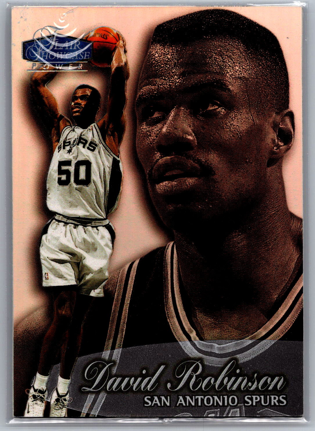 David Robinson Flair Showcase 38 1998-99 San Antonio Spurs - NBA Cards! NM