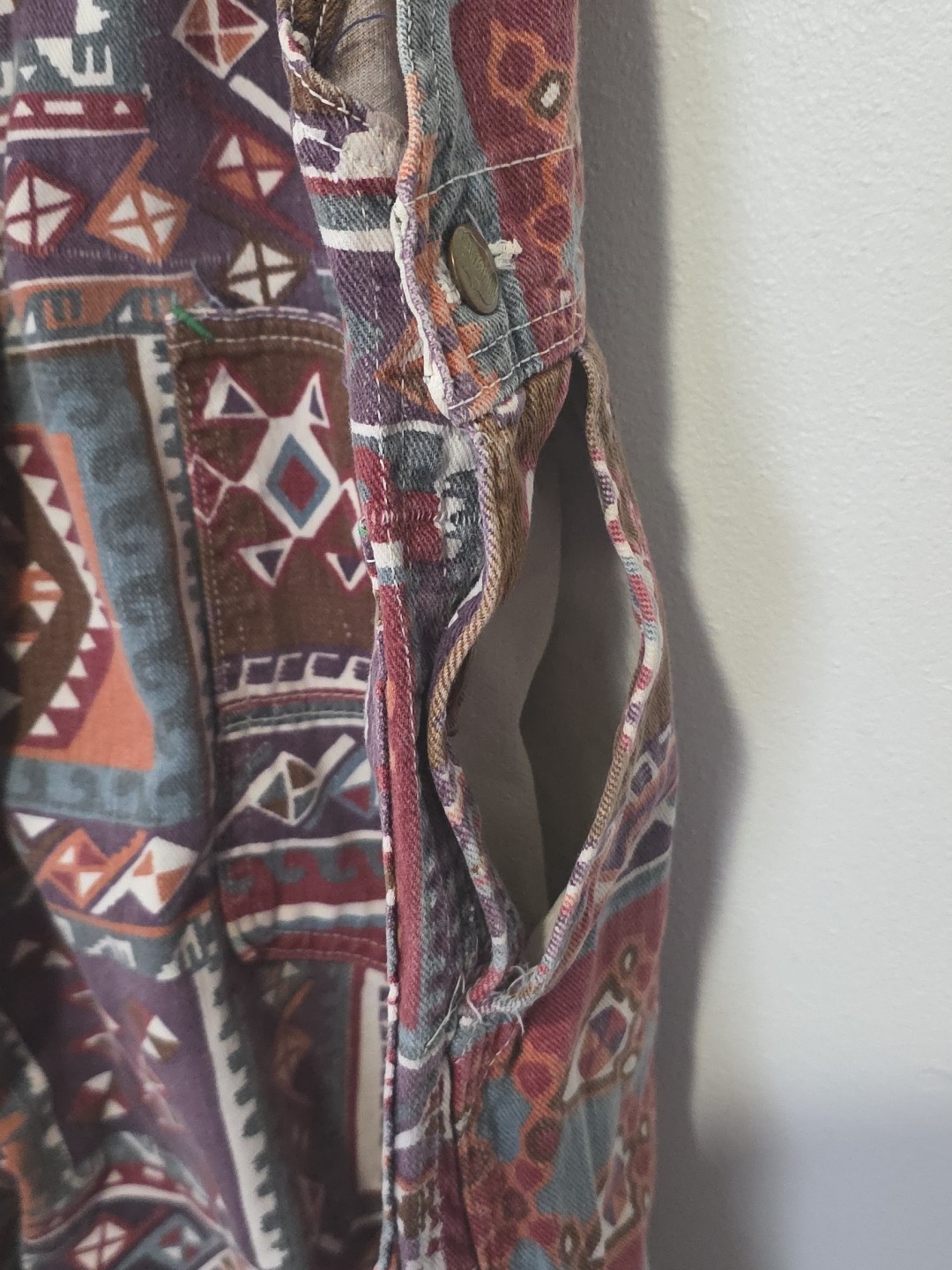 Vintage Big Smith Women's Patchwork Geometric Pat… - image 8