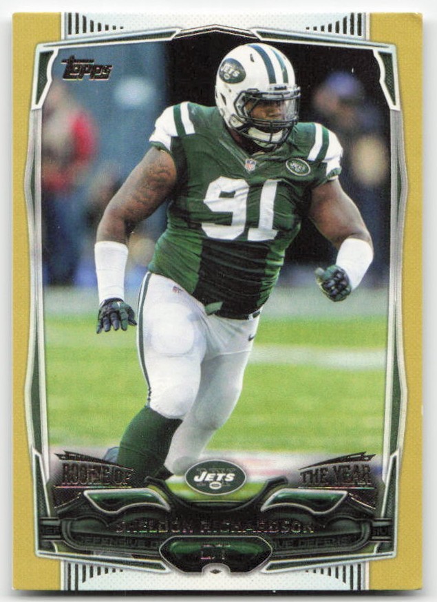 2014 Topps #127 Sheldon Richardson Gold #/2014