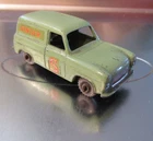 Matchbox Lesney Ford Thames Van #59 Grey wheels Light green with Singer decals