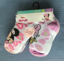 Disney Junior Minnie Mouse Toddler Ankle Socks 4T-5T 10-Pack New In Packaging