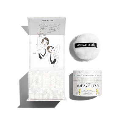 Madame Lemy Lemon & Bergamot All-Natural Body Powder, Deodorant & Dry Shampoo
