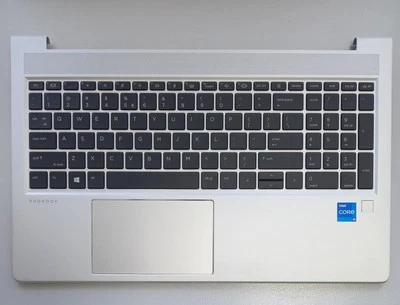 HP ProBook 450 G8 Handauflage QWERTY Tastatur mit Touchpad 4BX8QTATP30 - Bild 1 von 4
