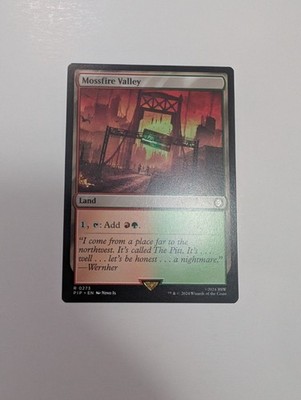 MTG - Mossfire Valley - Fallout (PIP) NM/M Condition