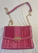 River Island London Quilted Crossbody / Shoulder Bag – Pink
