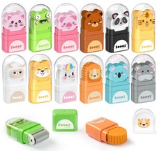 Sooez 12 Pack Pencil Erasers, Cute Animal Eraser 12 Pack, Patterns