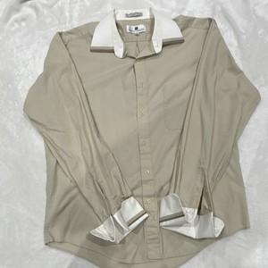 italo mondo men's dress shirt ITALO MONDO Men's Dress Shirt Size 17.5 36-37Long Sleeve Button Front White
