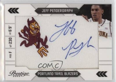 2009-10 Prestige NBA Draft Class Jeff Pendergraph RPA Rookie Patch Auto RC 1e2l