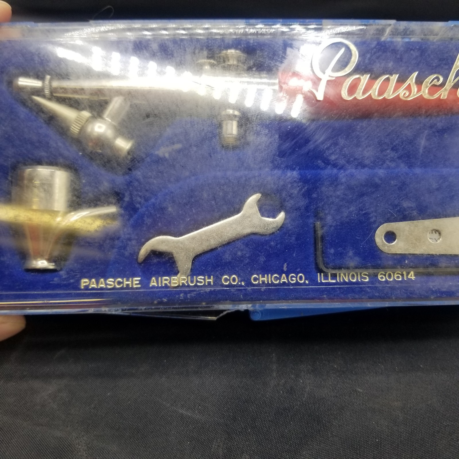 Vintage Paasche Single Action Airbrush Type H Set Complete 