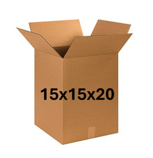 15" x 15" x 20" CARDBOARD BOX - 200 lb - SINGLE BOX