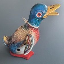 jouet tole Joustra canard bavard ref 1028 no technofix