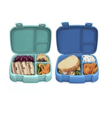 Bentgo Fresh Brotdose Behälter 2er-Pack, grün und blau