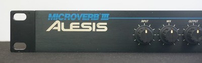 Alesis Microverb III 90's Digital 16 Bit Reverb & Delay Effects 1U