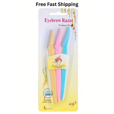 Stainless Steel Eyebrow Razor Facial Hair Trimmer Shaver Dermaplaning Tool