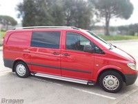 DachträGer Schienen Satz 2 FüR Mercedes Vito Viano 2014+ MWB LWB Silber Alu