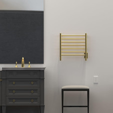 RWHS-SPG Radiant Small 7 Bar Towel Warmer in Polished Gold