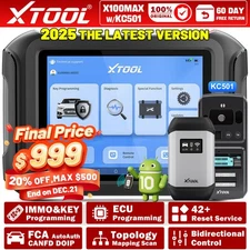 2025 XTOOL X100 MAX Auto Key Programmer Diagnostic Scanner IMMO ECU Programming