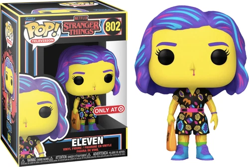 Funko POP! Television: Stranger Things - Eleven [Black Light](Target)(Damaged Bo