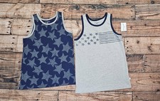 Tommy Bahama Youth Boys XL Sleeveless tank Top Stars Graphic NWT