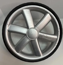 Britax B-Agile Single Rear Wheel Silver Used Replacement Part