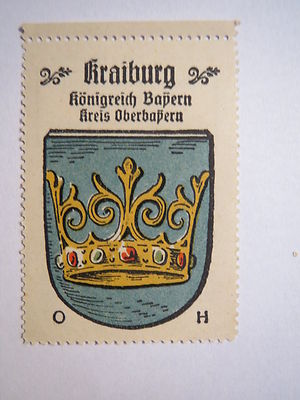 Kraiburg / Reklamemarke Kaffee Hag - Wappen