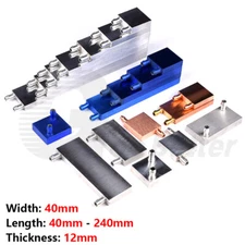 Aluminum Alloy Water Cooling Block Radiator Heat Sink System for PC CPU GPU DIY