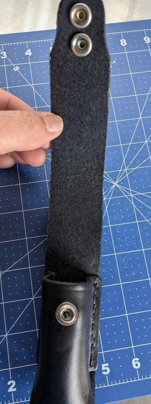 NEW Jay-Pee 31SF MACE CASE LARGE CANISTER PLAIN BLACK BRASS SNAP