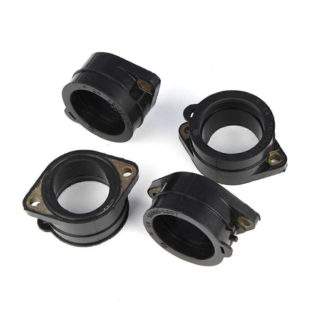 パネル 4x Carburetor Holder Intake Manifold Boots Adapters for Kawasaki